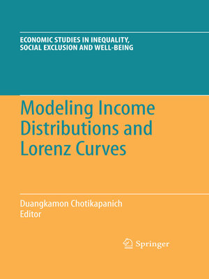 cover image of Modeling Income Distributions and Lorenz Curves